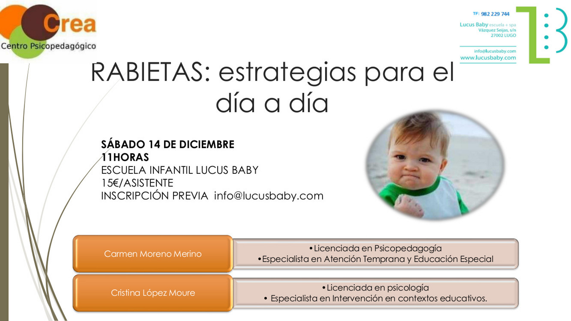 Rabietas: estrategias para el día a día - Sábado 14 de diciembre
